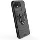 9. Ring Armor Tough Hybrid Case Cover + Magnethalter Realme Narzo 50A schwarz