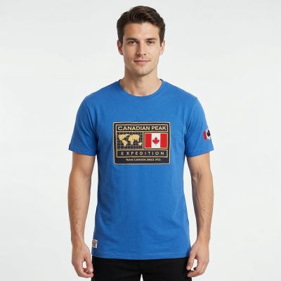 6. Canadian Peak T-Shirt JOFOTENEAK ROYAL BLUE RM MEN 254 (RBMSZ1258H/CP-BLEU ROYAL)