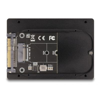 4. DeLOCK Konverter 2,5" U.2 SFF-8639 auf M.2 NVMe mit Key M - 7 mm Bauhöhe