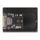 4. DeLOCK Konverter 2,5" U.2 SFF-8639 auf M.2 NVMe mit Key M - 7 mm Bauhöhe