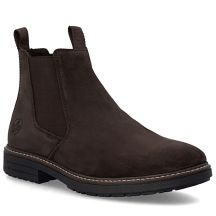 Rieker 33180-28 Herren-Chelsea-Boots aus braunem, gefüttertem Leder
