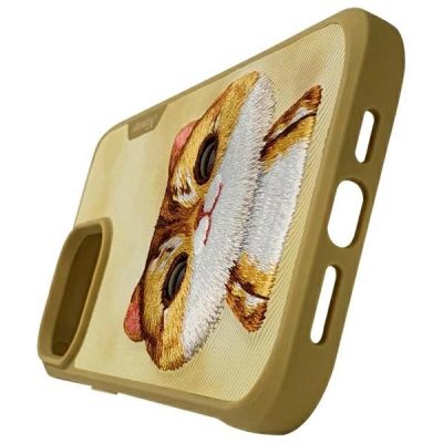 6. Nimmy Big Eyed Pet 2.0 Cat Case für iPhone 15 Pro - Grün