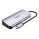 6. UNITEK ACTIVE HUB USB-C 2x HDMI, SD-Kartenleser, 4K, RJ-45, PD 100W, 5 Gbit/s