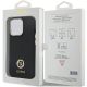 8. Guess 4G Silikon-Logo-Strass-Hülle für iPhone 13 Pro Max – Schwarz