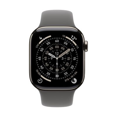 Apple Watch Sportarmband 42 mm Steingrau (M/L)
