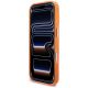 5. Guess IML Script Metal MagSafe Hülle für iPhone 17 Pro - Orange