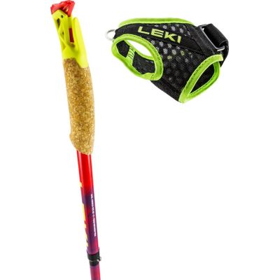 16. LEKI TRL ULTRATRAIL FX ONE Trekkingstöcke, 115 cm, rot