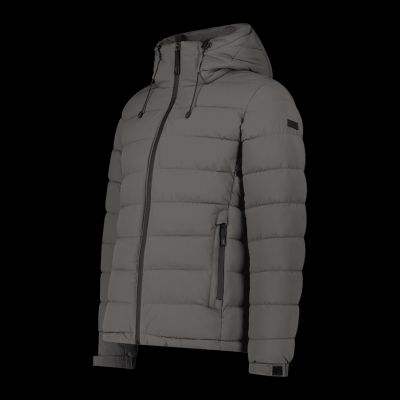 3. CMP Herren Wintersportjacke mit Kapuze, isoliert, grau (34K0167/E910)