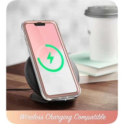 5. Supcase Cosmo Hülle für iPhone 14 Plus – rosa Marmor