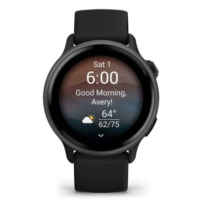 4. Garmin Vivoactive 6 Black Slate Uhr