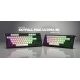 9. HATOR Skyfall 80 MAG ULTIMA 8K kabellose Gaming-Tastatur USB + RF + Bluetooth QWERTZ US-Englisch Schwarz, Weiß