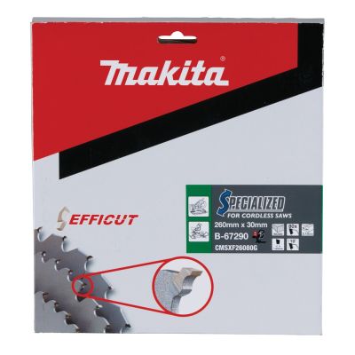 3. TCT-Scheibe Makita B-67240 260X2,15X30mm 10° T80 EFFICUT