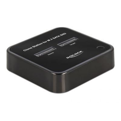 DeLOCK M.2 Dockingstation für 2 x M.2 SATA SSDs mit Klonfunktion