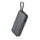 Cuktech CUKP200NGLDG 55W 20000mAh Powerbank mit integriertem USB-C-Kabel - Grau