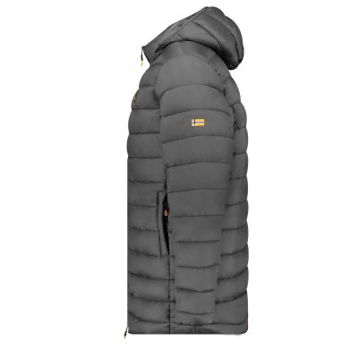 4. Geographical Norway Herrenjacke AMIGOMAP LONG HOOD DB DGREY MEN 233 DARK GRAY (WZ5086H/GN-GRIS FONCÉ)