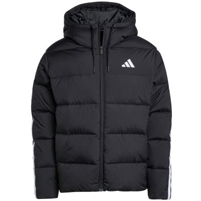 adidas Essentials Climawarm 3-Streifen Puffer Daunenjacke mit Kapuze M JM4165