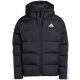 adidas Essentials Climawarm 3-Streifen Puffer Daunenjacke mit Kapuze M JM4165