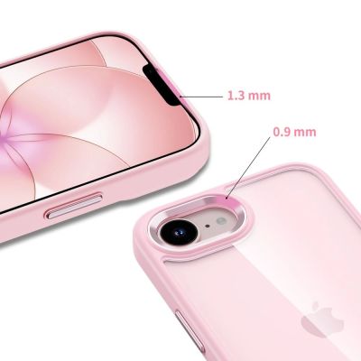 3. Tech-Protect Magmat Hülle für iPhone 16e / 17e – Transparentes Rosa