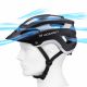 6. Wozinsky MTB-Fahrradhelm mit abnehmbarem Visier, leicht, Größe L – schwarz und silber