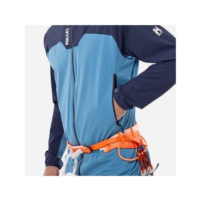 6. MILLET Kamet Xcs Light Hoodie Herrenjacke, Größe M, blau