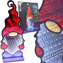 Spiegeldekoration mit LED-Diode, Unendlichkeitsspiegeleffekt, Zwerg