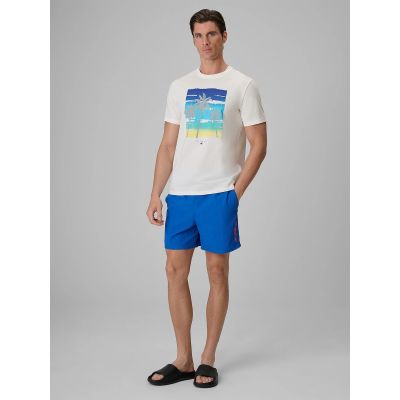 4. Herren-T-Shirt mit Aufdruck, regulär, Größe 4F 4FRSS26TTSHM4291-11S