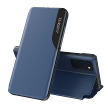 Eco Leather View Case booktype case schutzhülle aufklappbare hülle Samsung Galaxy A72 4G blau