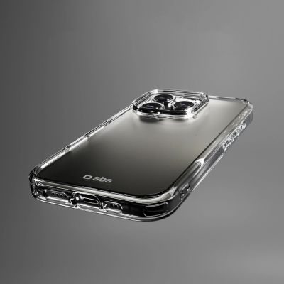 6. SBS-Set mit D3O-Technologie für iPhone 16 Pro Max – Hülle + Displayglas und Kameraschutz – transparent