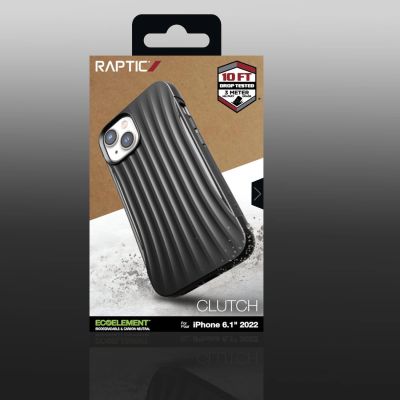 5. Raptic X-Doria Clutch Case iPhone 14 Rückseite schwarz