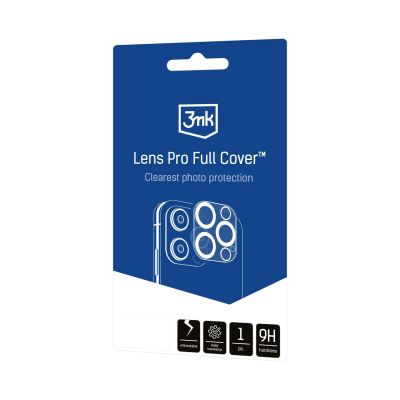 10. 3mk Lens Pro Vollflächiges Schutzglas aus gehärtetem Glas für iPhone 17 Air