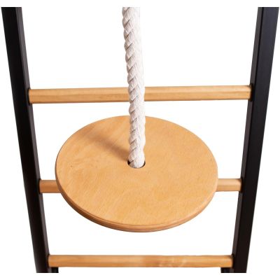 26. Turnwand aus Holz und Metall mit Metallstange und Zubehör für Kinderbank K 721B A076