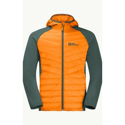 6. Jack Wolfskin Routeburn Pro Hybrid M Wasserdichte Outdoor-Jacke Gelb (1710511_3285)