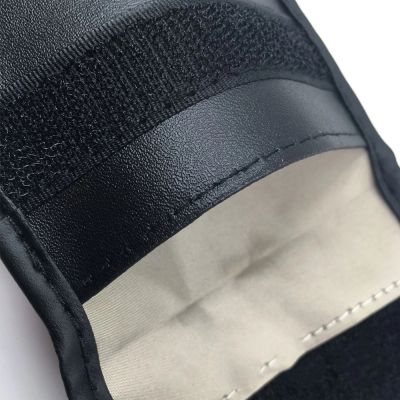 8. Diebstahlschutzhülle für Autoschlüssel, blockiert Funkwellen, schlüssellose Faraday-Box-Abdeckung, Faraday-Käfig, 14 cm mit 10 cm, Schwarz