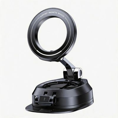 Wozinsky WUS-CZ37 Magnetische 360°-Armaturenbrett-Autohalterung – Schwarz