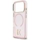 6. Karl Lagerfeld IML K Head Hülle für iPhone 18 Pro Max / 17 Pro Max – Pink