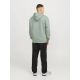 3. Jack&Jones Herren Kapuzenpullover JJESTAR BASIC SWEAT HOOD NOOS 12208157 ICEBERG GREEN