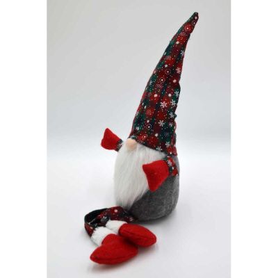 8. Dekorative Elster 30+20CM Grün Roter Stiel