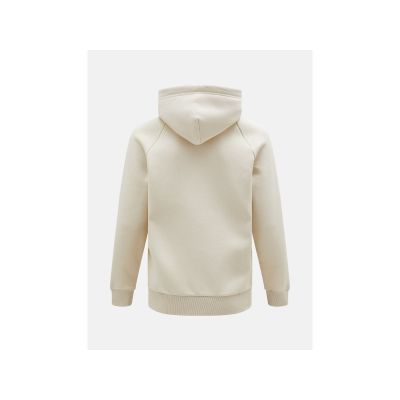 7. Peak Performance M Original Small Logo Zip Hood Sweatshirt, beige