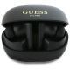 Guess Bluetooth-Kopfhörer GUTWST88MCTGK TWS + Dockingstation schwarz/schwarzes Kapsel-gedrucktes Logo
