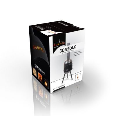 8. Bonfeu Bonsolo Gartenkamin schwarz 3401