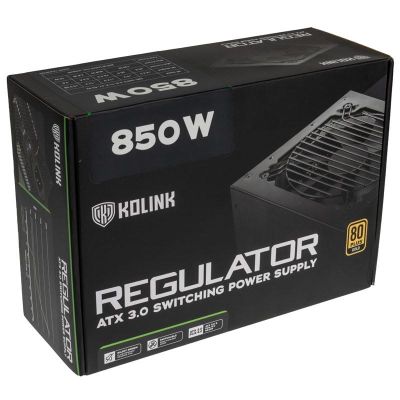 Kolink Regler-Netzteilmodul 850 W 20+4 Pin ATX Schwarz