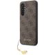 2. Guess GUHCS23FEGF4GBR S23 FE S711 braun/braunes Hardcase 4G Charms Collection