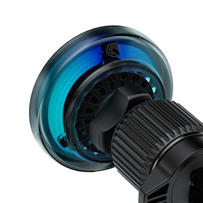 4. Acefast D61 Magnetischer Auto-Lüftungsschlitzhalter mit Qi2 25W kabelloser Ladefunktion – Grau