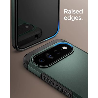 10. Spigen Tough Armor Mag MagSafe Hülle für Google Pixel 11 Pro – Dunkelgrün