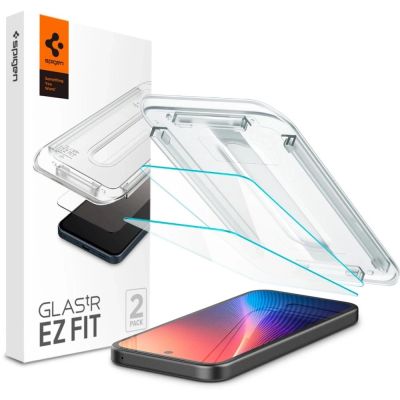 Spigen Glas.TR "Ez Fit" Panzerglas 2er-Pack für Google Pixel 9A - Klar