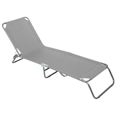 10. Faltbares Campingbett, Grau