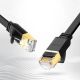 8. Ugreen Ethernet-Patchkabel U/FTP Cat. 7 10 Gbit/s flach 0,5 m schwarz (NW106)