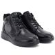 4. Gefütterte Damen-Lederstiefeletten mit Keilabsatz, schwarz Potocki JE19502