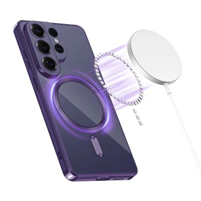 3. Tech-Protect MagFlex MagSafe Hülle für Samsung Galaxy S26 Ultra – Transparentes Lila