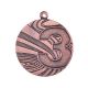 10. Bronzemedaille aus Stahl, dritter Platz